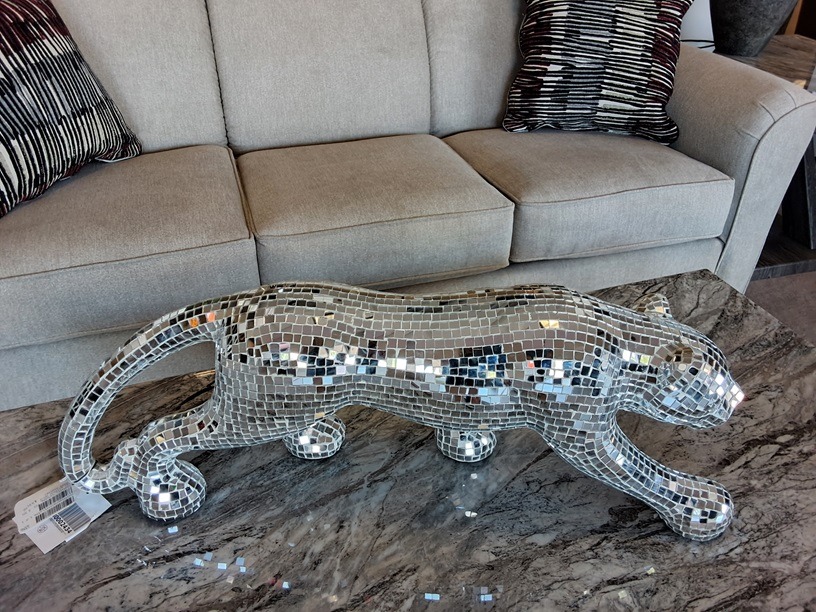 Sculptured Panther-Mirrored
